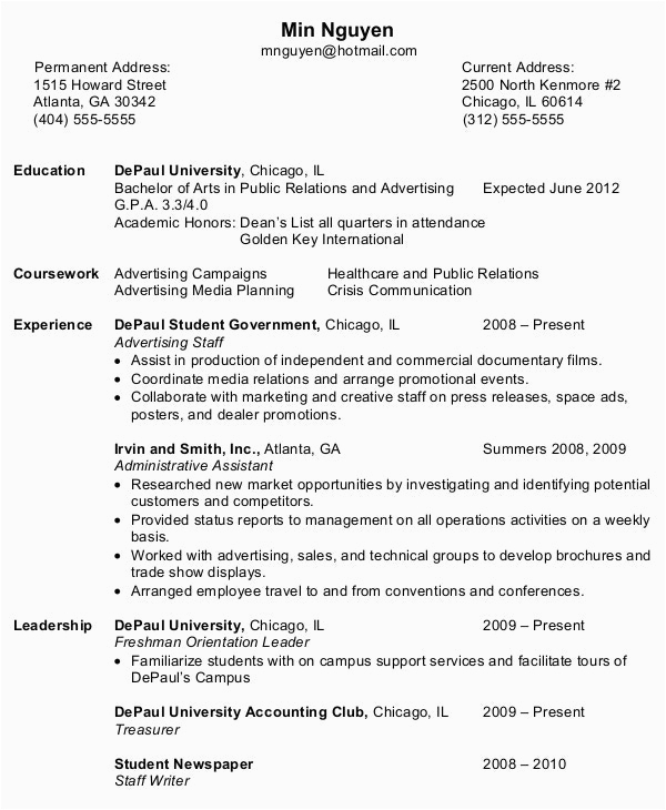 sample entry level administrative assistant resume