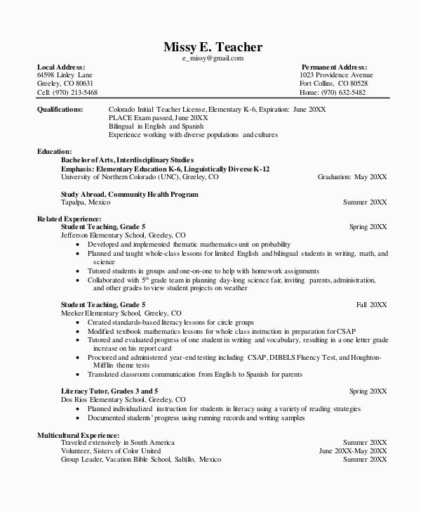 Free Sample Resume for Teachers Pdf 25 Free Resume Templates Pdf Doc