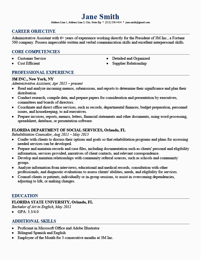 Sample Of A Professional Resume for Free Professional Resume Templates Free Download