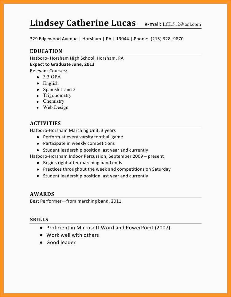 Sample Resume for A First Time Job 12 13 Resume Sample for First Time Job Seeker