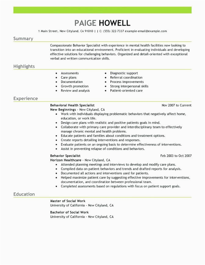 12 13 entry level human services resume