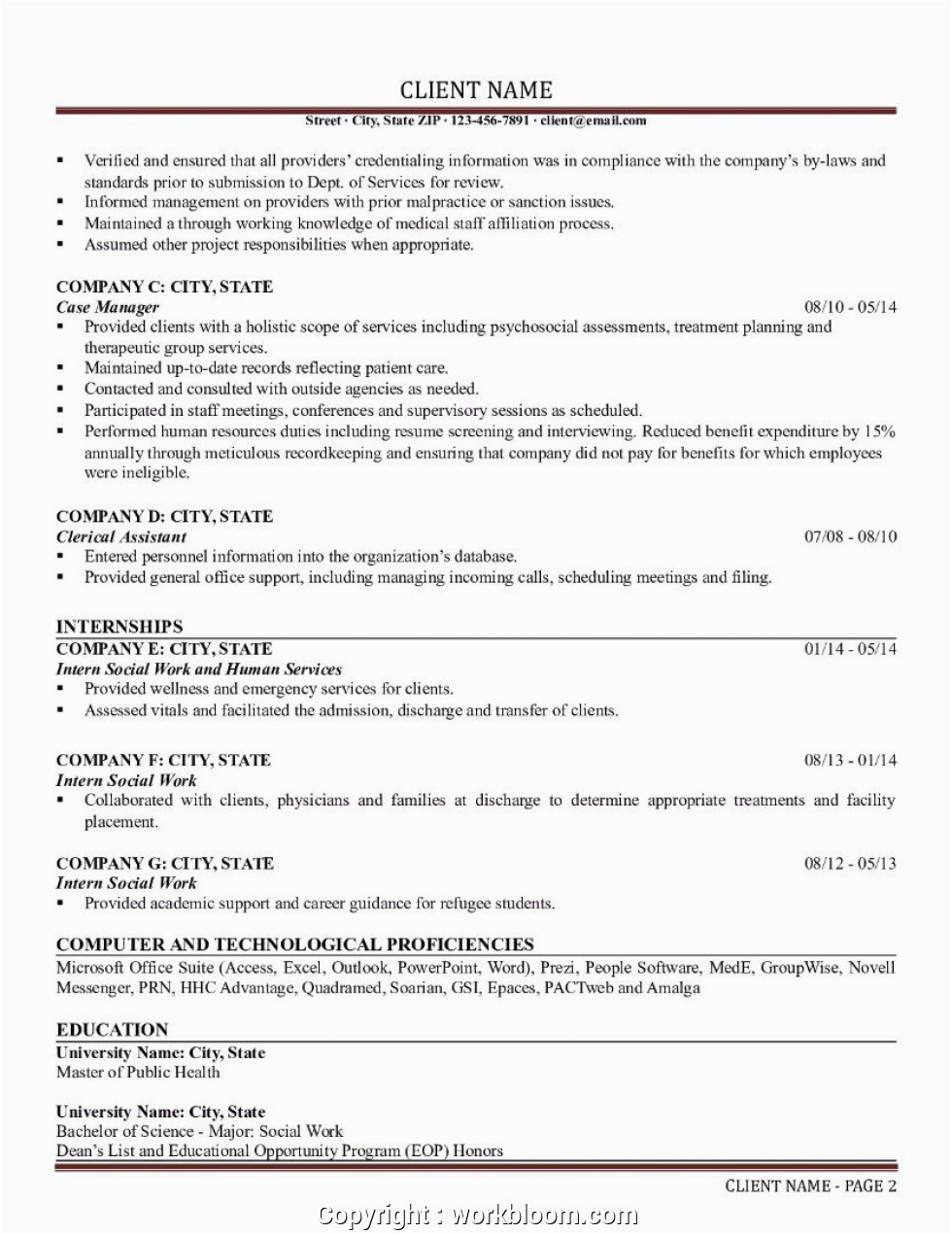 Sample Resume for Human Services Position Unique Human Services Resume Human Services Resume Gfortran