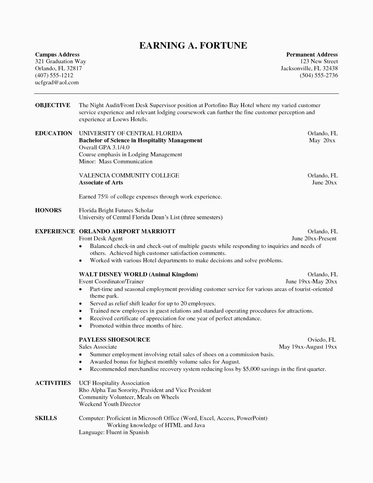 Sample Resume for Mass Communication Student 10 Mass Munications Resume Proposal Resume