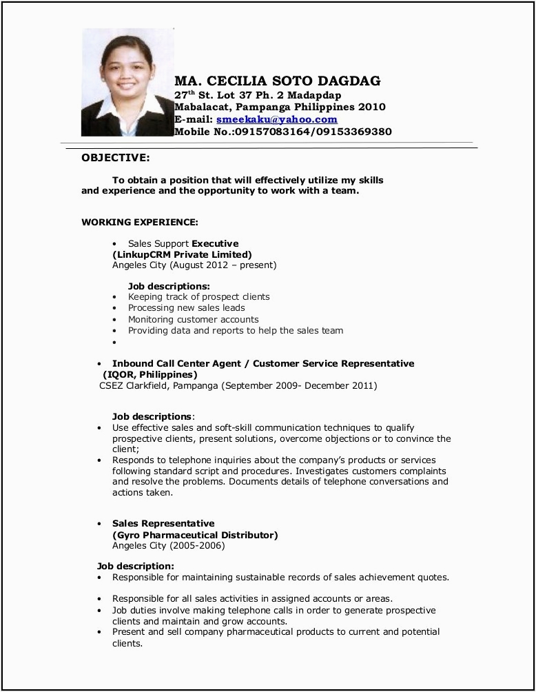 Sample Resume for Nurses with Experience In the Philippines Sample Resume Staff Nurse Philippines