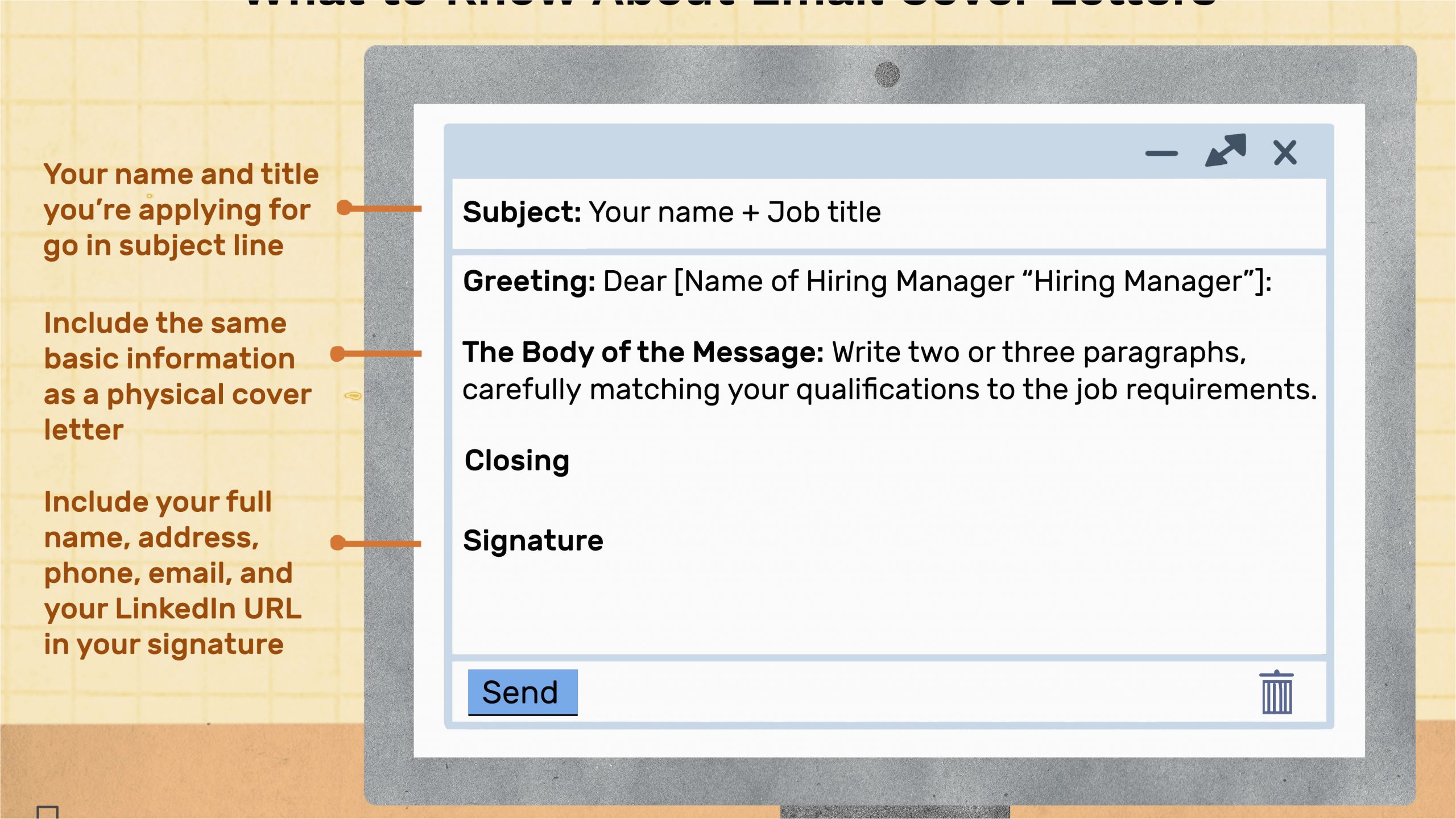 how to write mail to hr for new job