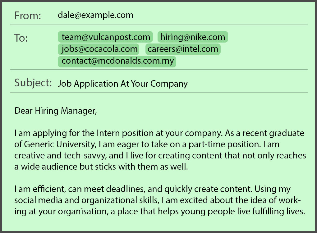 online email job application mistakes resume