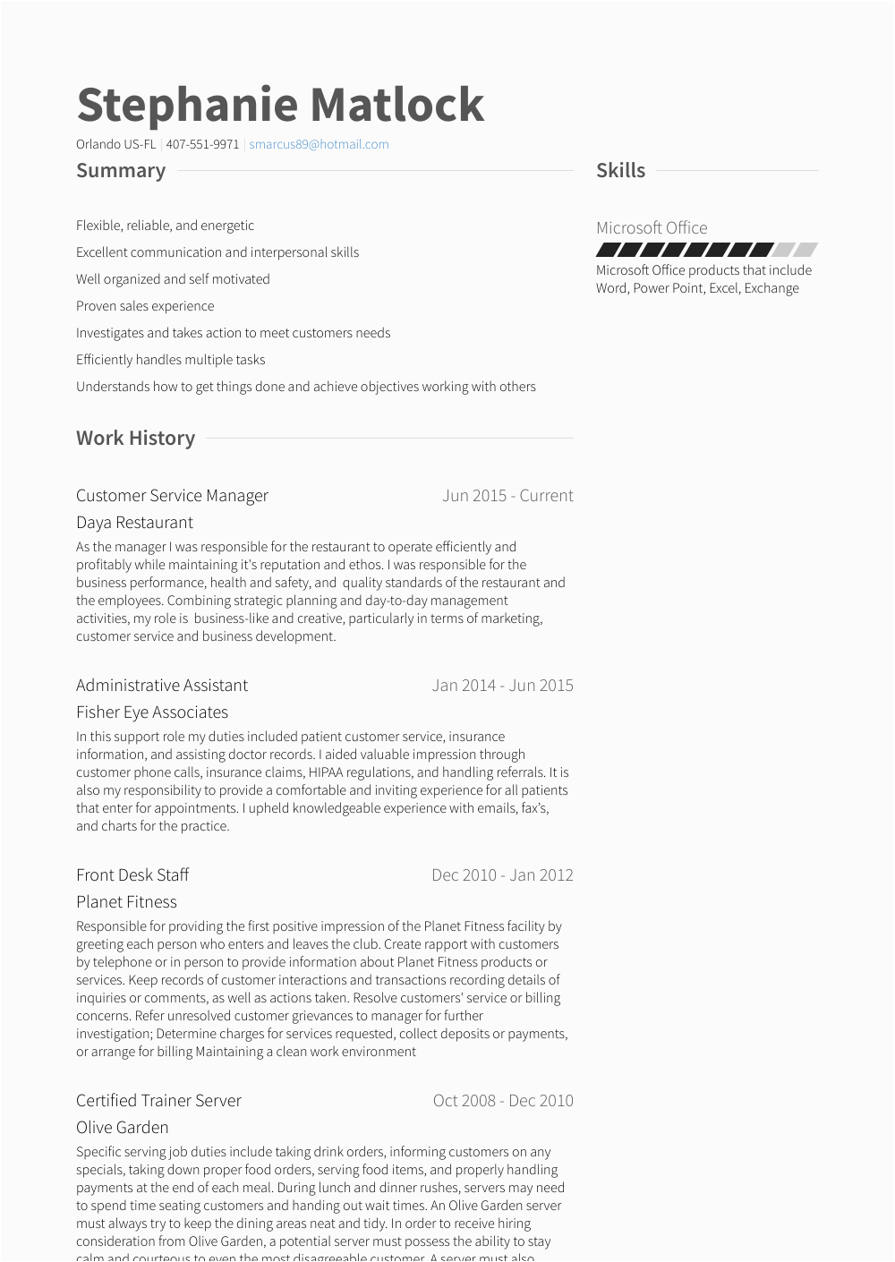 Stay at Home Parent Resume Sample Stay at Home Mom Resume Samples and Templates