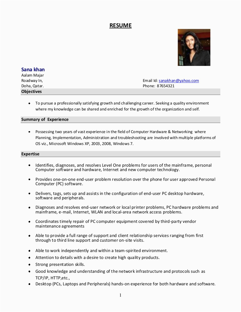 System Administrator Sample Resume 4 Years Experience System Administrator Resume format