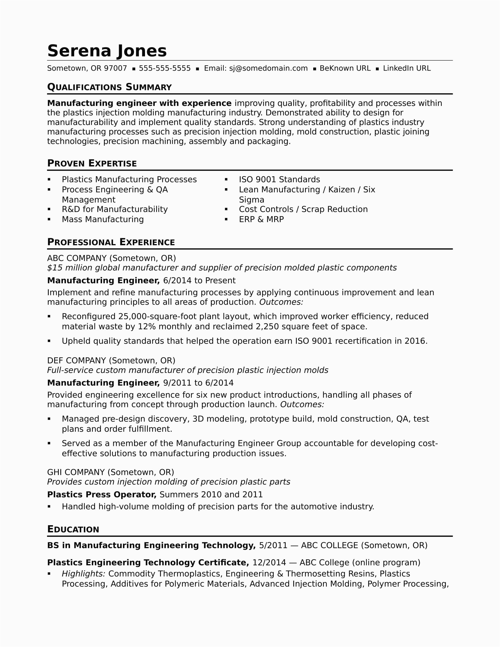 automobile engineer resume pdf