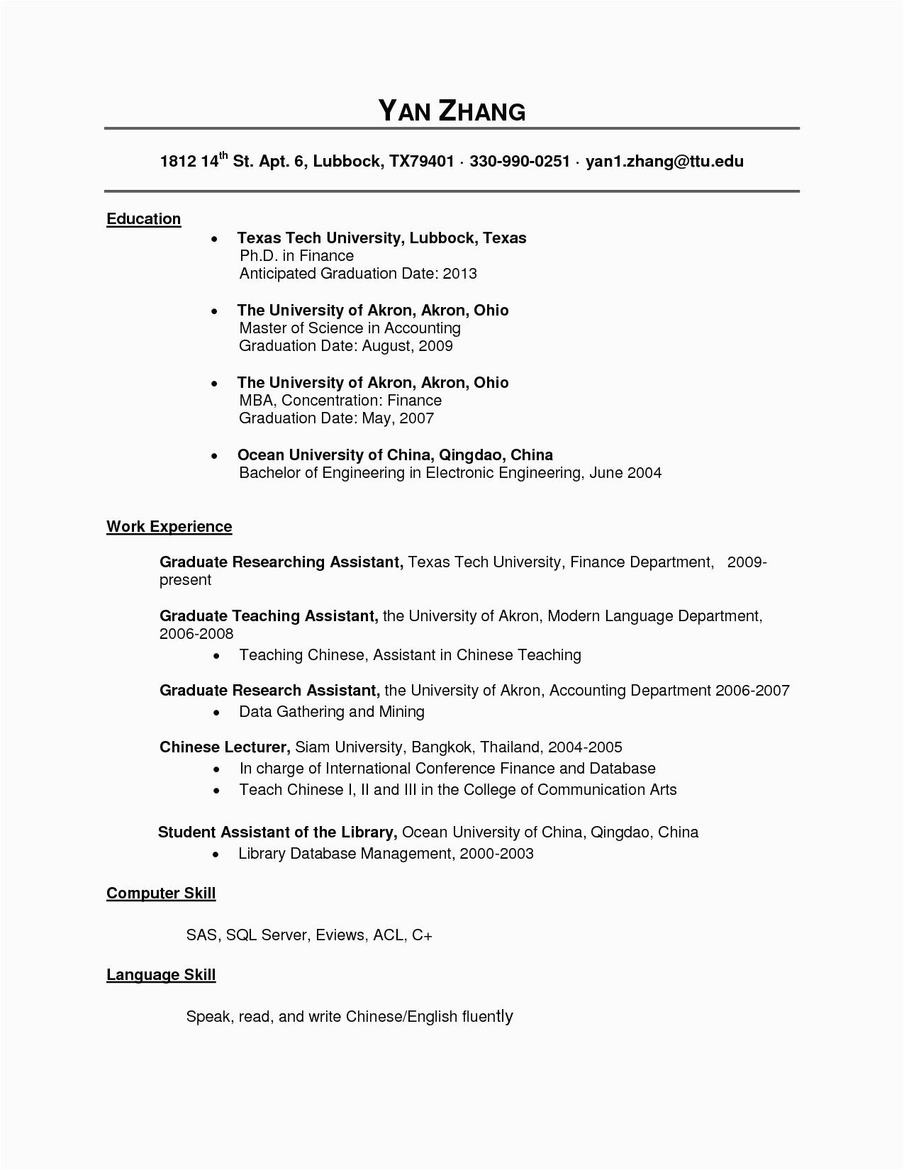 Expected to Graduate In Resume Sample Resume Anticipated Graduation Date Sample