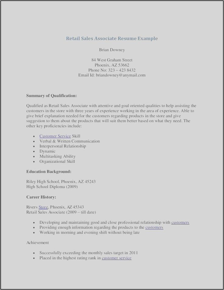 Sample Resume for Sales Clerk without Experience 80 Awesome S Sample Resume for Sales Clerk without