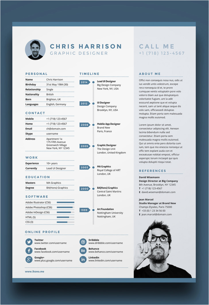 Adobe Illustrator Resume Template Free Download 7 Free Editable Minimalist Resume Cv In Adobe Illustrator