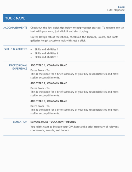 resume for internal pany transfer tm