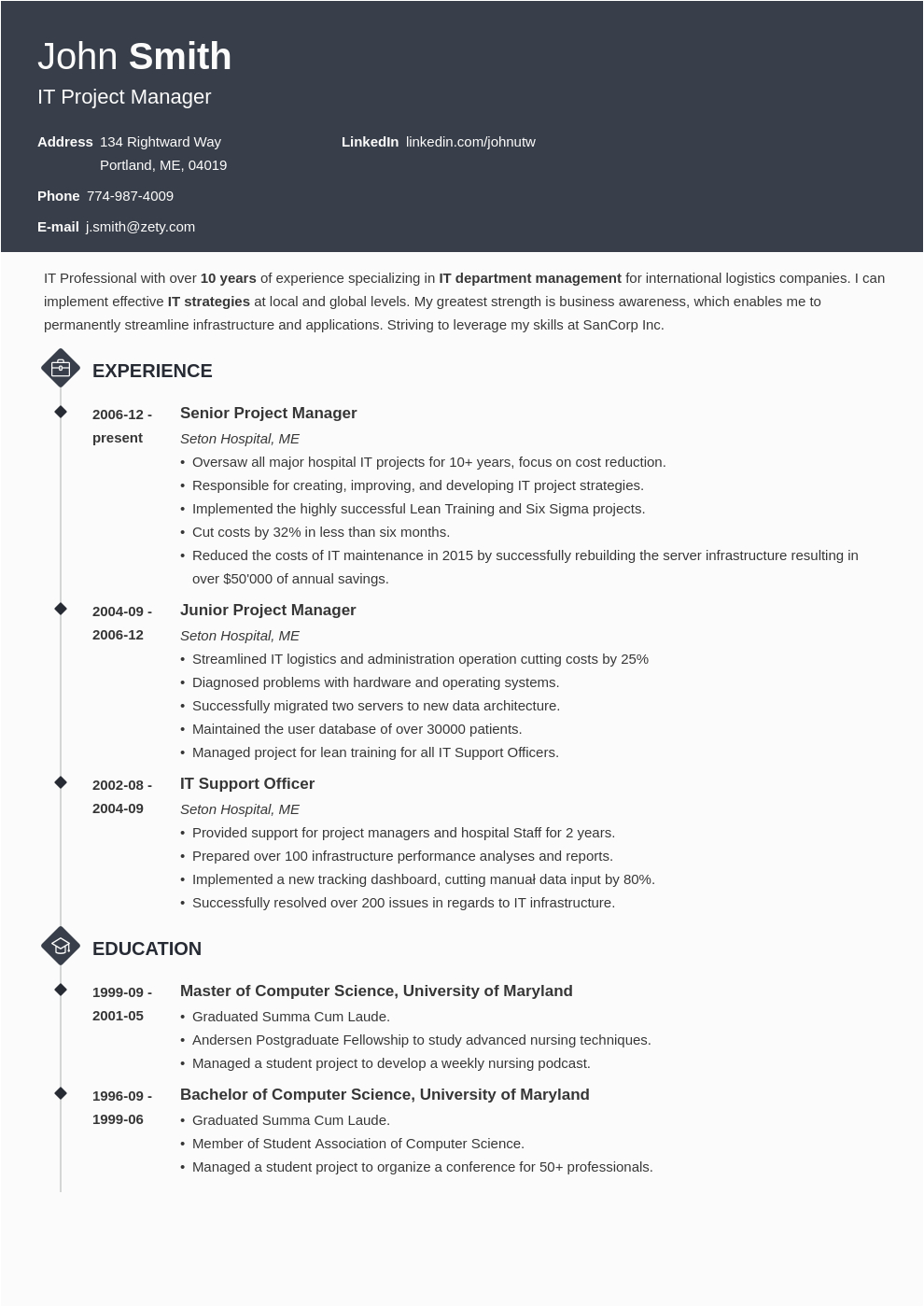 best resume templates