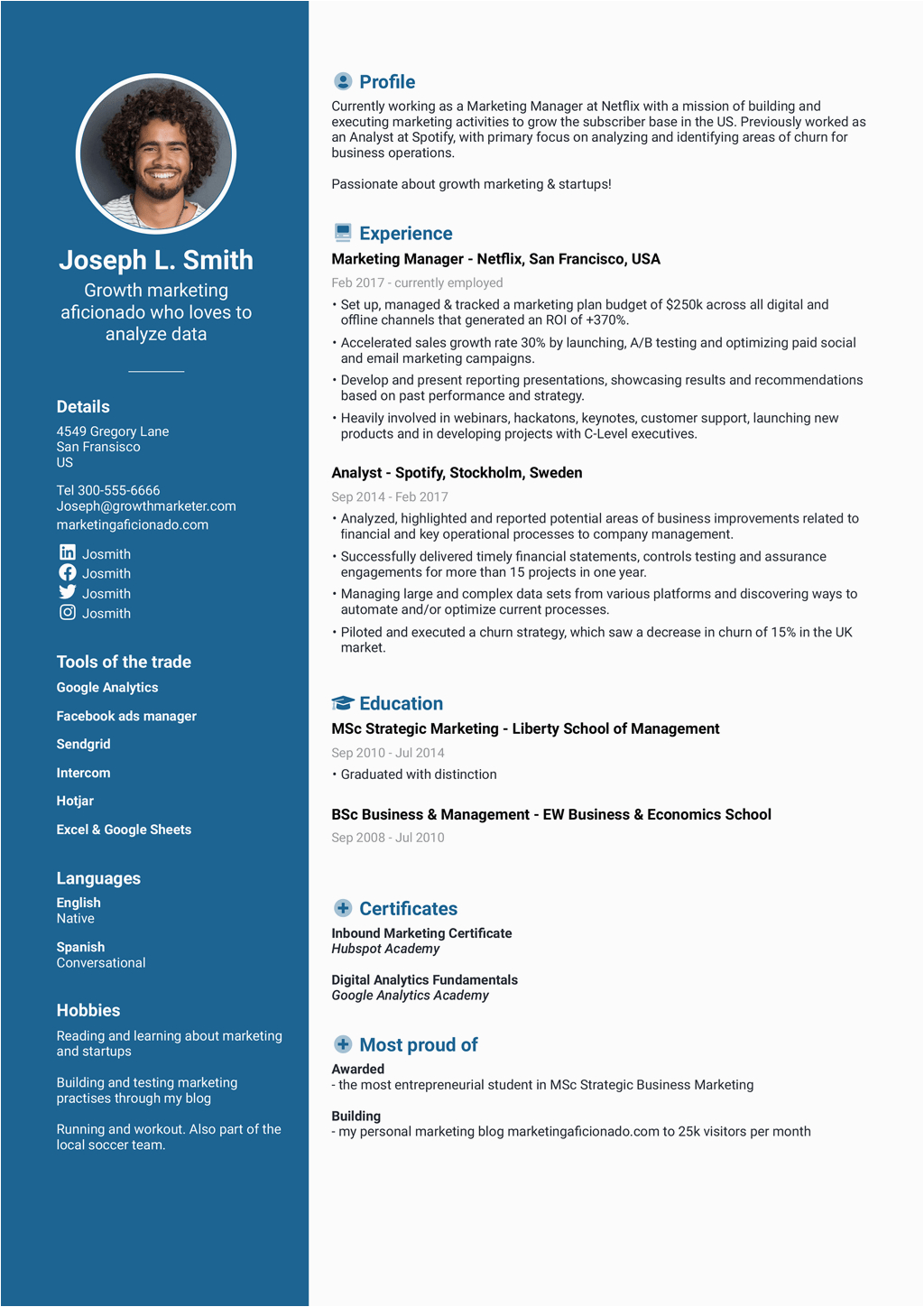 Free Easy to Use Resume Templates Line Resume Builder Create the Perfect Resume for 2021