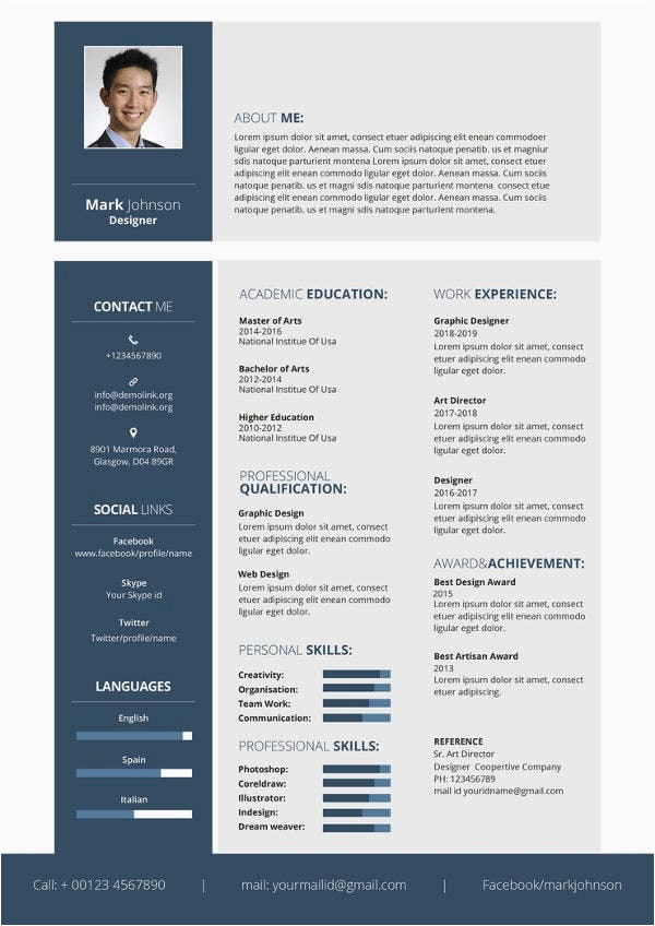 Free Graphic Design Resume Template Download Graphic Designer Resume Template 17 Free Word Pdf