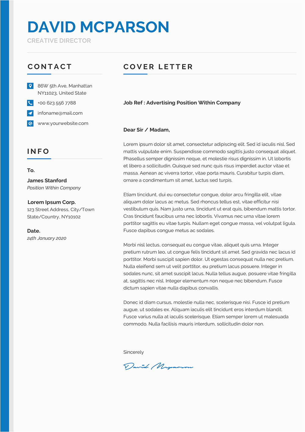 editable cover letter template