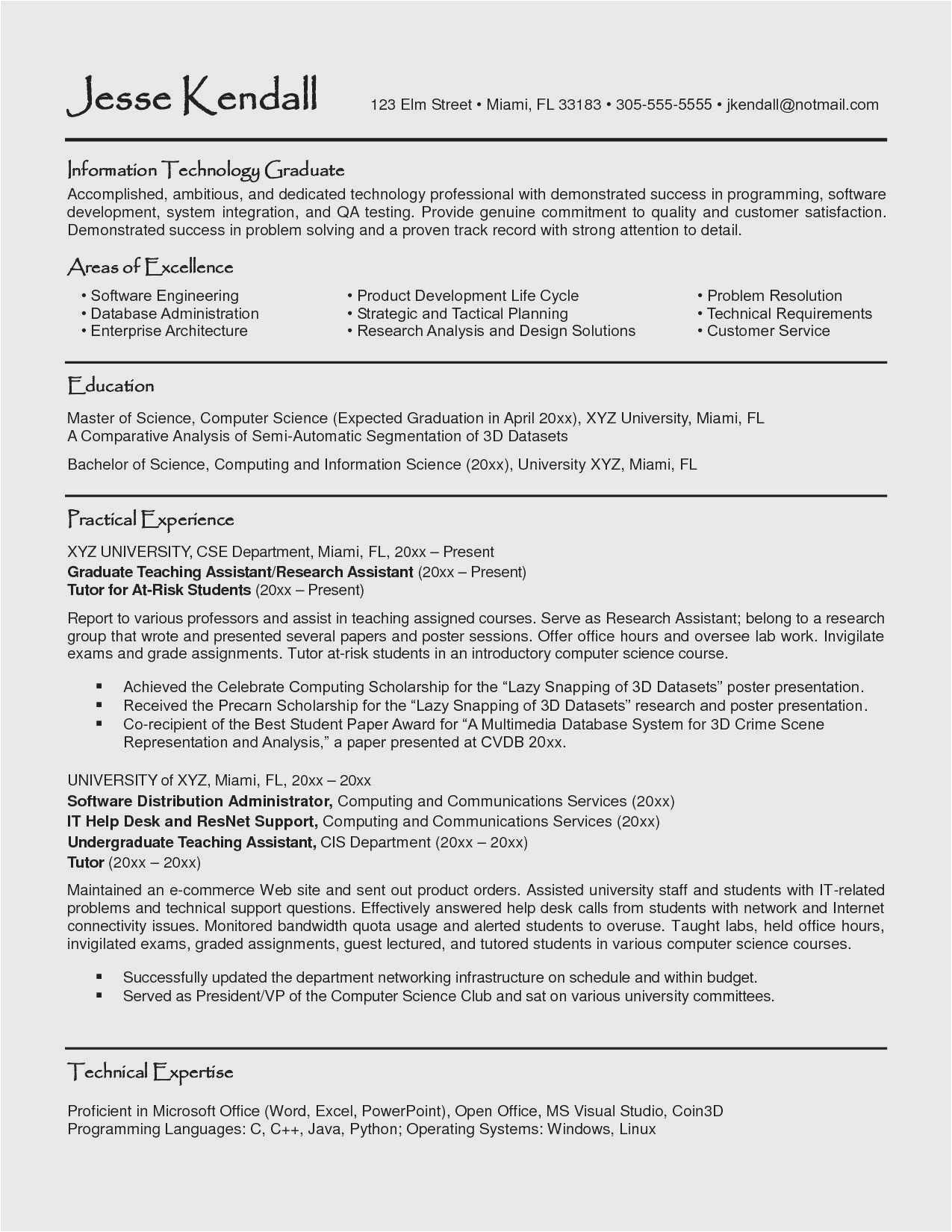 entry level resume template