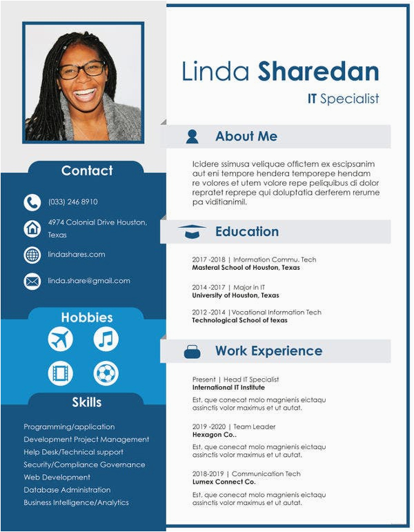 Free Resume Templates for It Professionals 26 Word Professional Resume Template Free Download