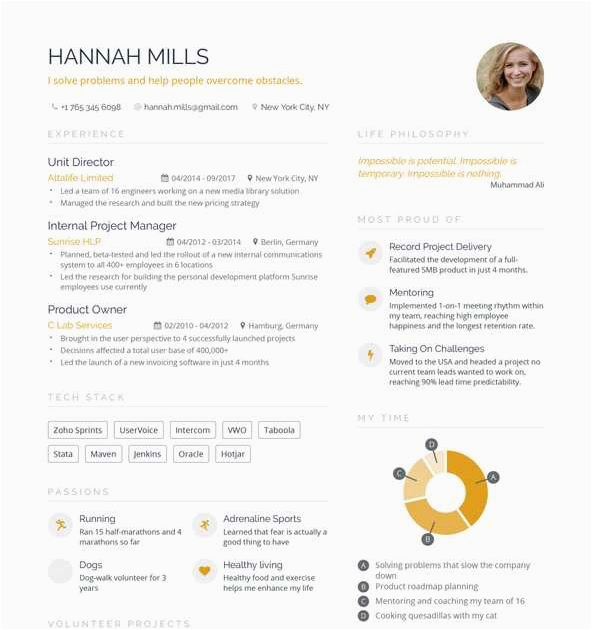 34 free cv template no sign up