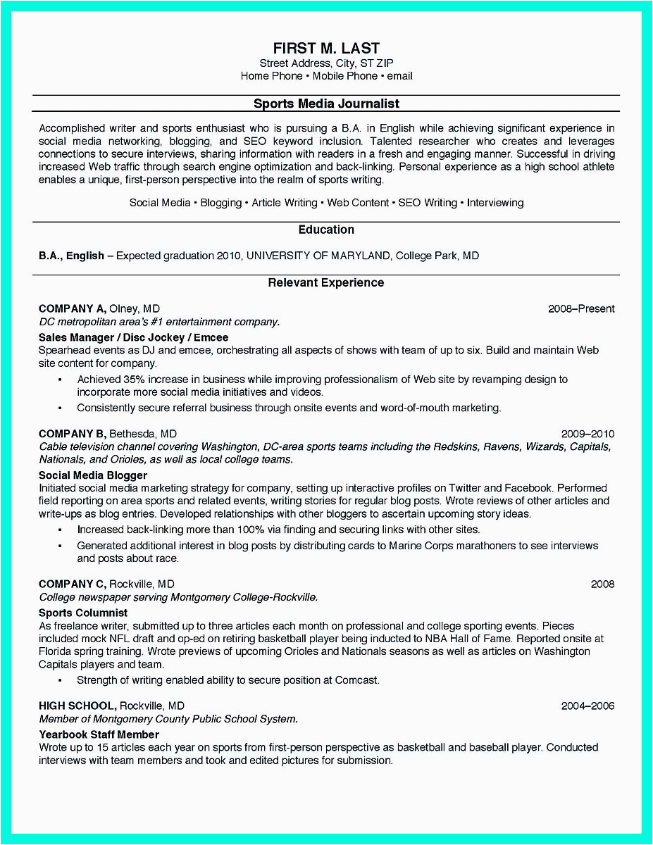 best college student resume example to job instantly