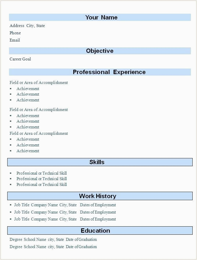 sample resume format for freshers call