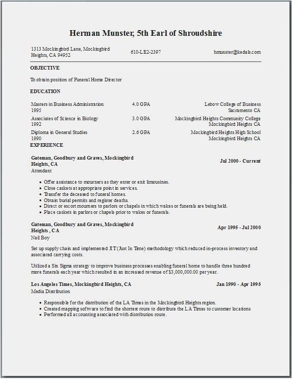 Resume Templates with Education Listed First Should Education Be Listed First Resume Resmud