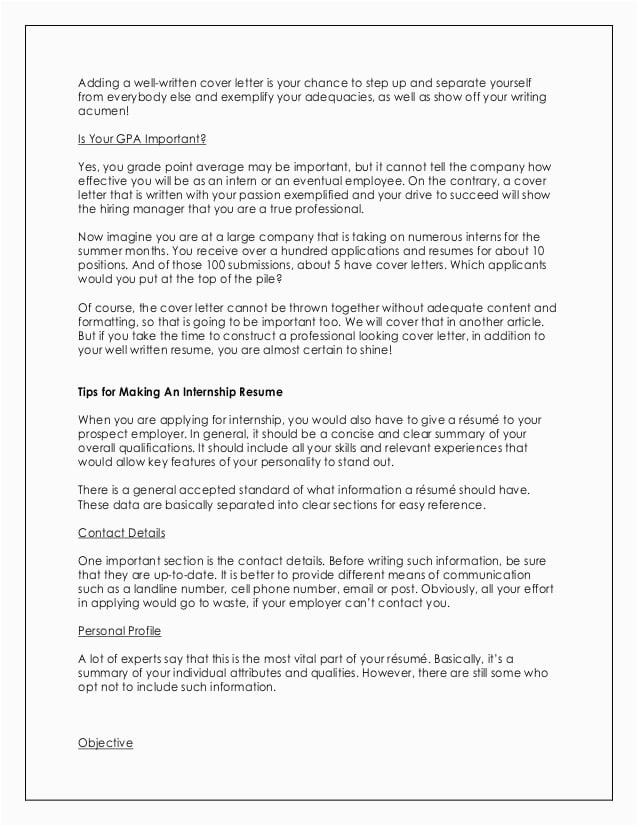 how to write impressive resume and cover letter