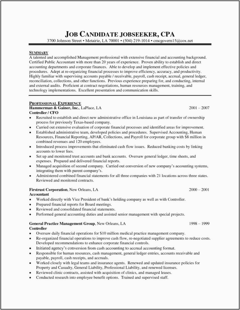 sample resume for accounting clerk with experience