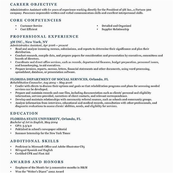 carrer objective resume samples fresh graduate for administrative in resume sample for fresh graduate information technology