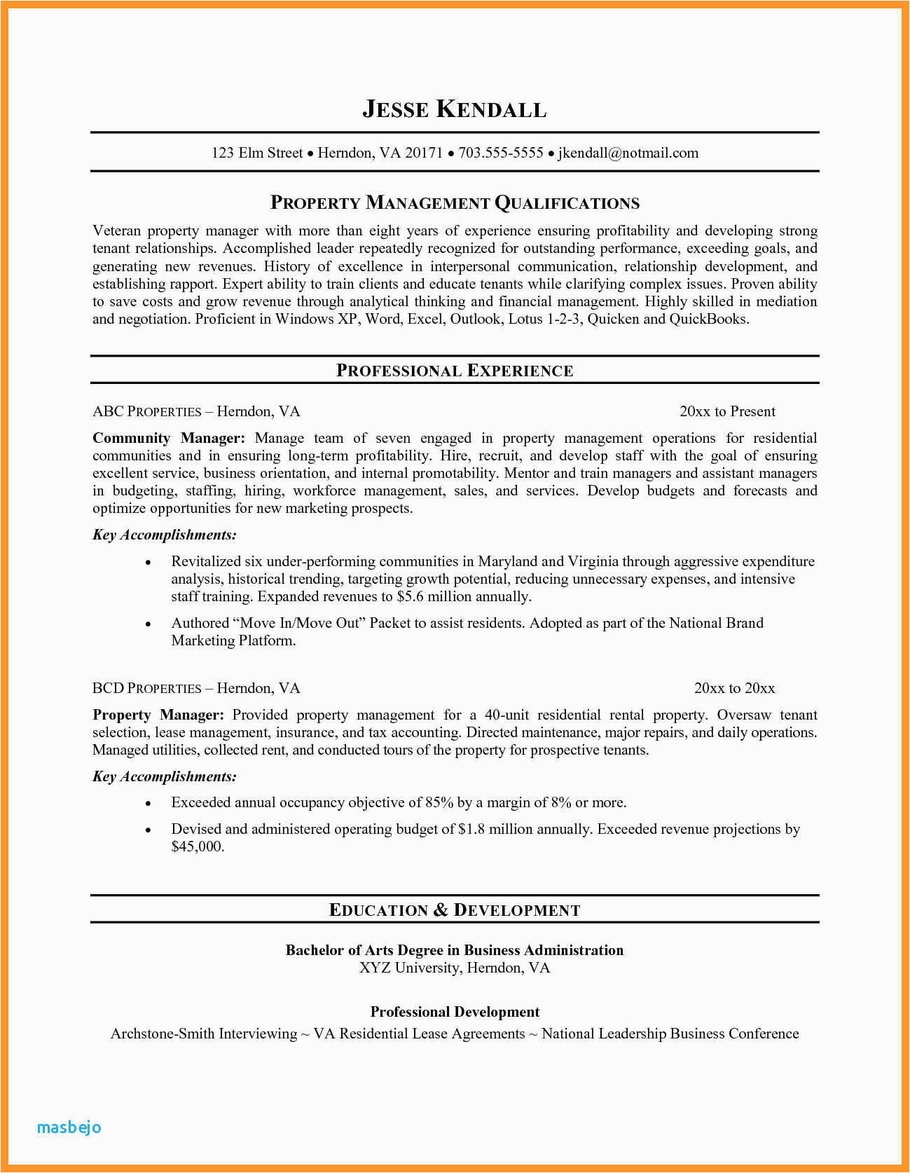 11 12 residential property manager resume sample