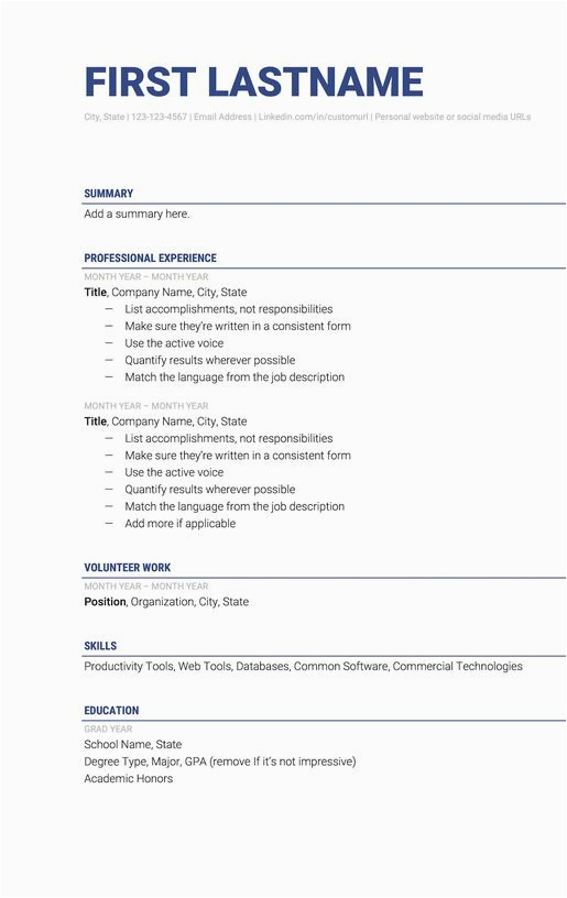 the 41 best resume templates ever