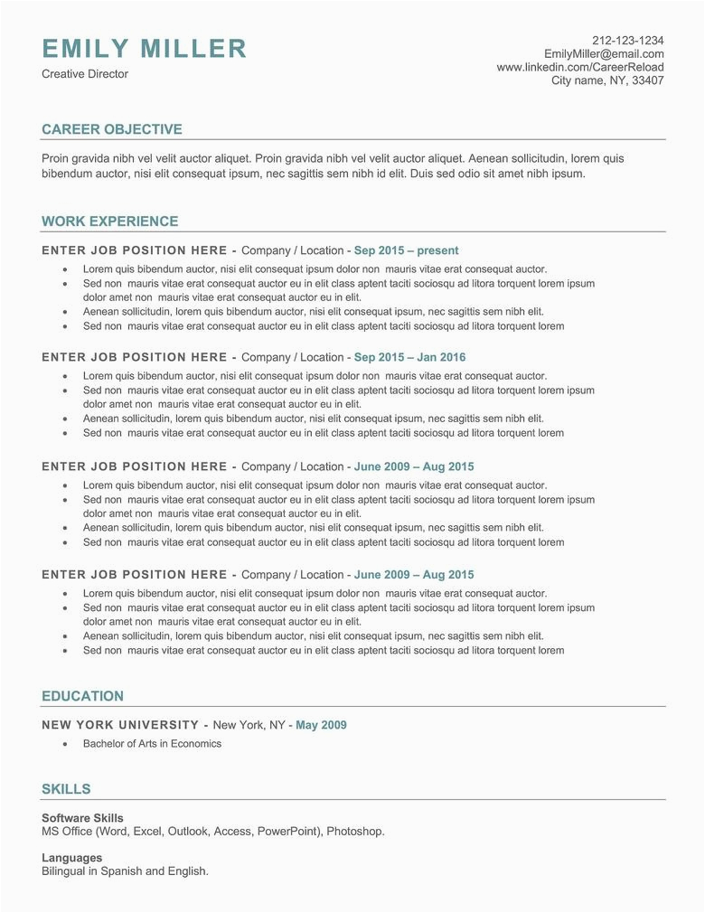 the 41 best resume templates ever