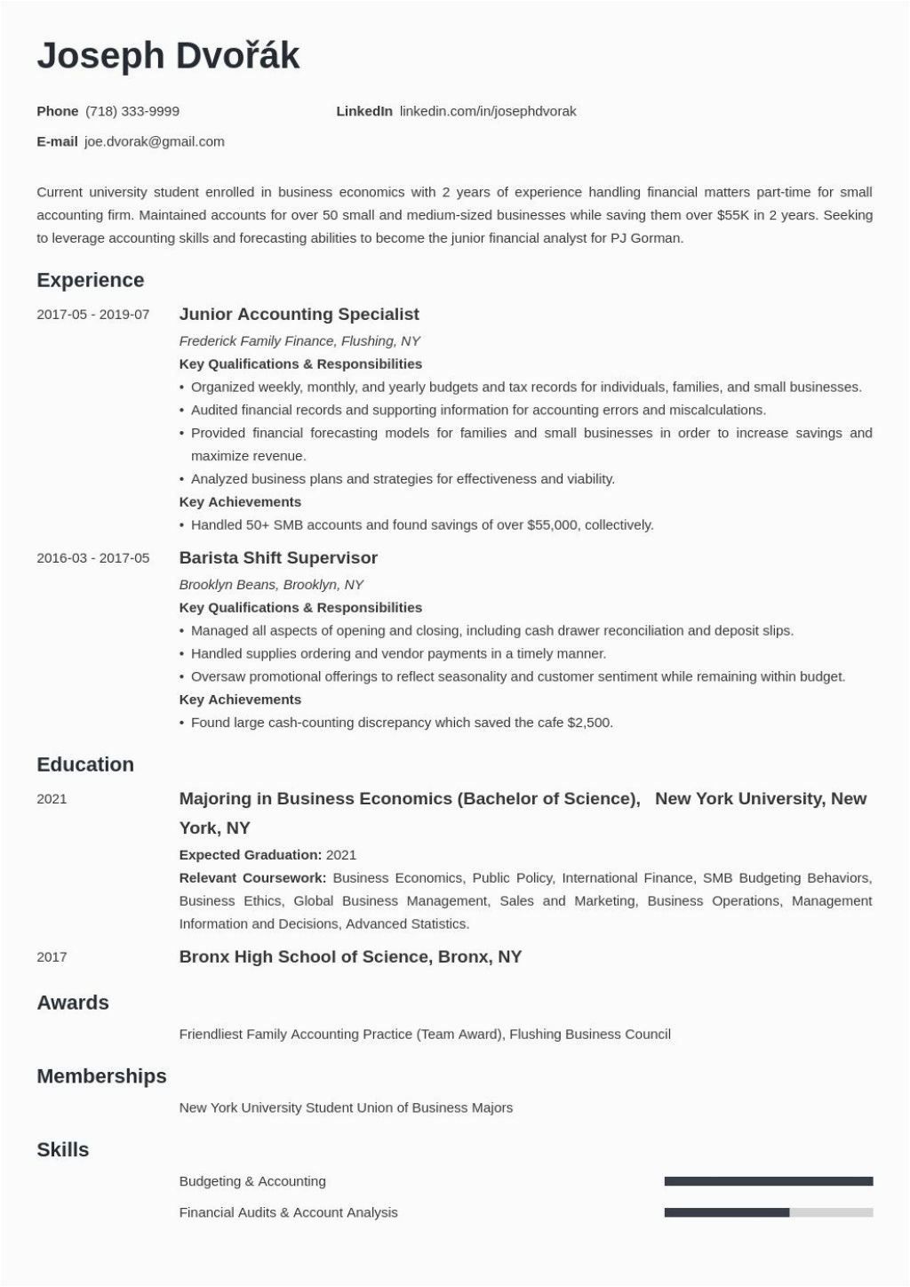 graduate student resume templates
