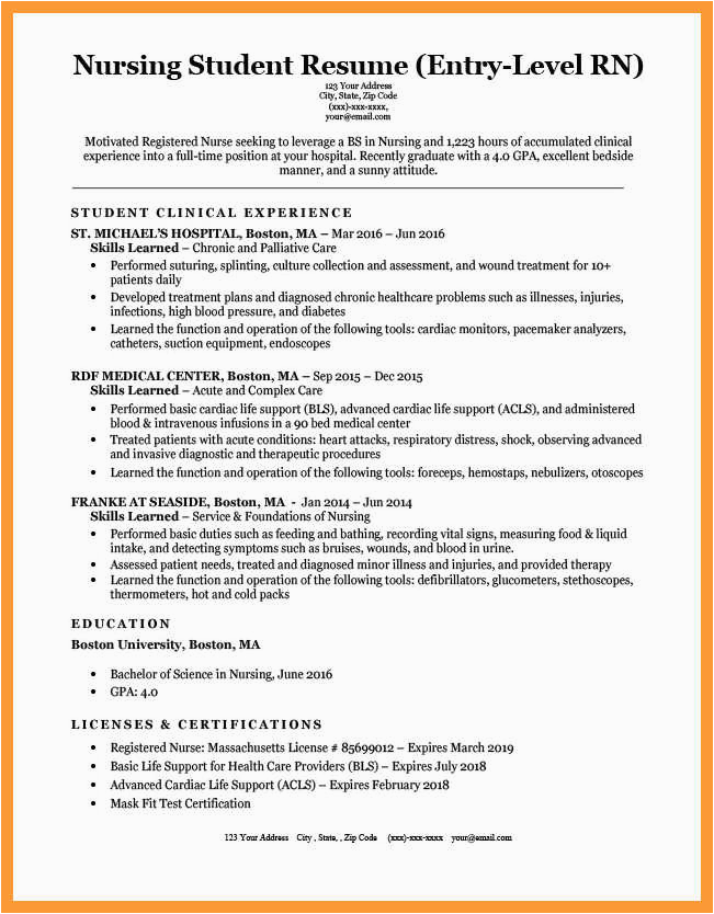 9 10 entry level college student resume samples
