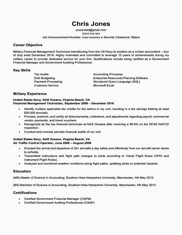 free the military to civilian resume templates in microsoft word format