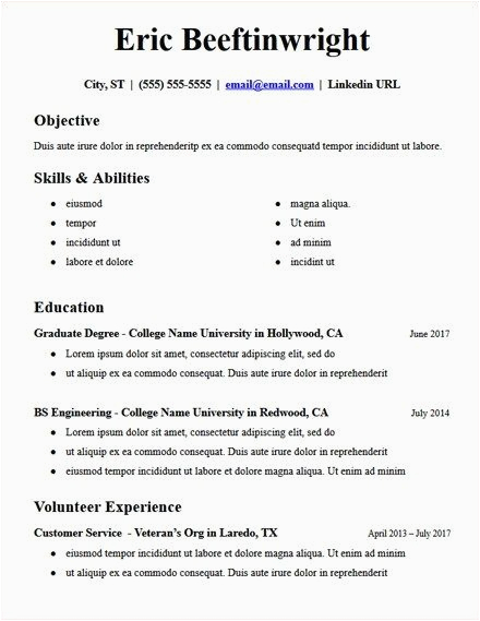 Free Resume Template with Skills Section Skills Based Resume Templates Free to Hirepowers