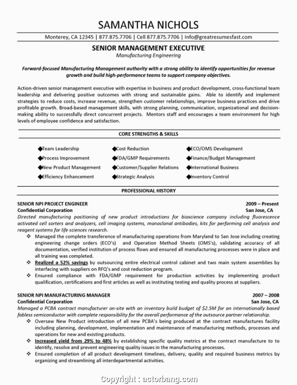 newest construction project manager resume word template