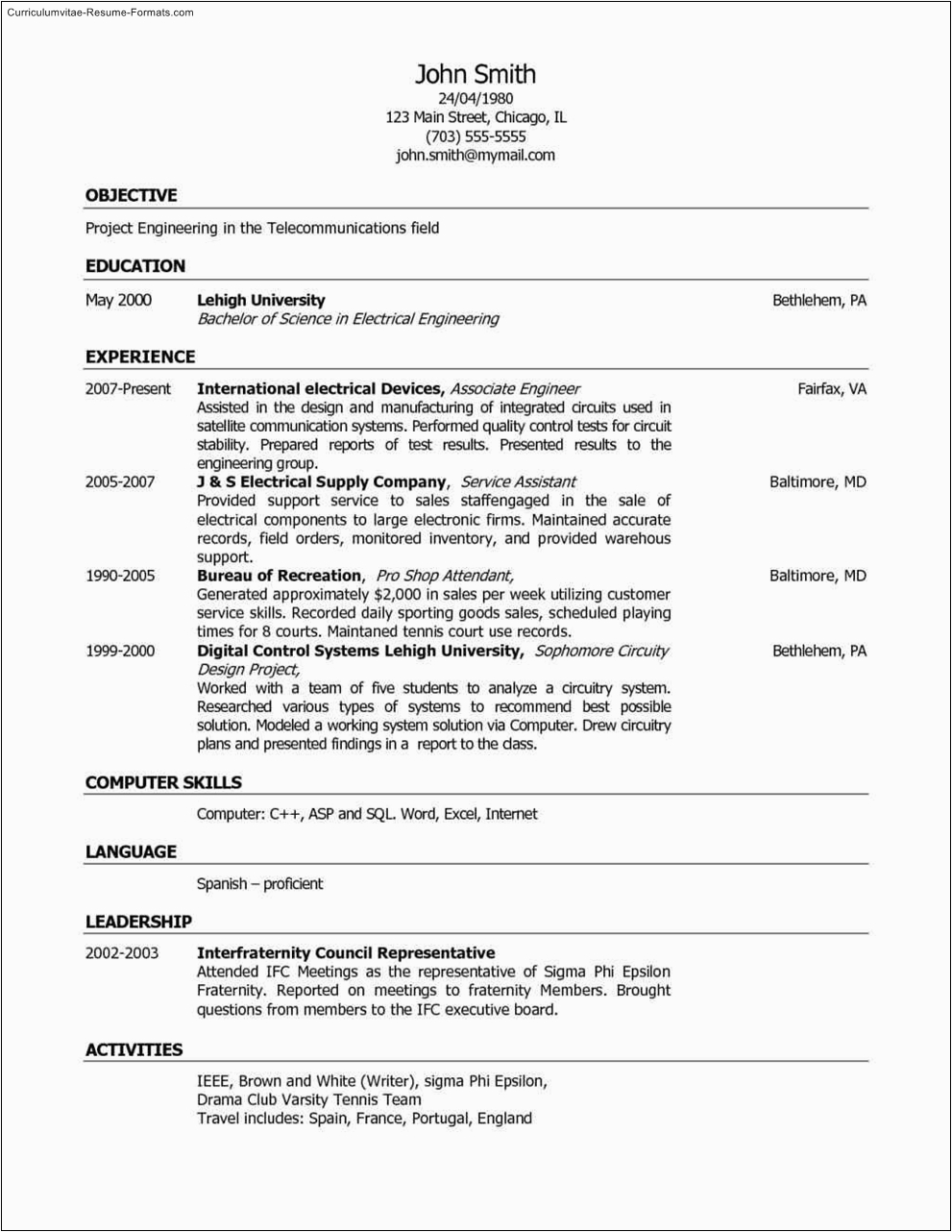 customer service resume template free