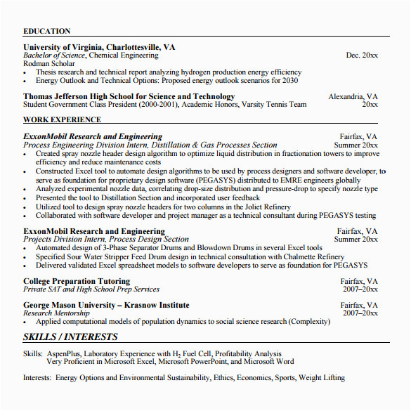 software developer resume