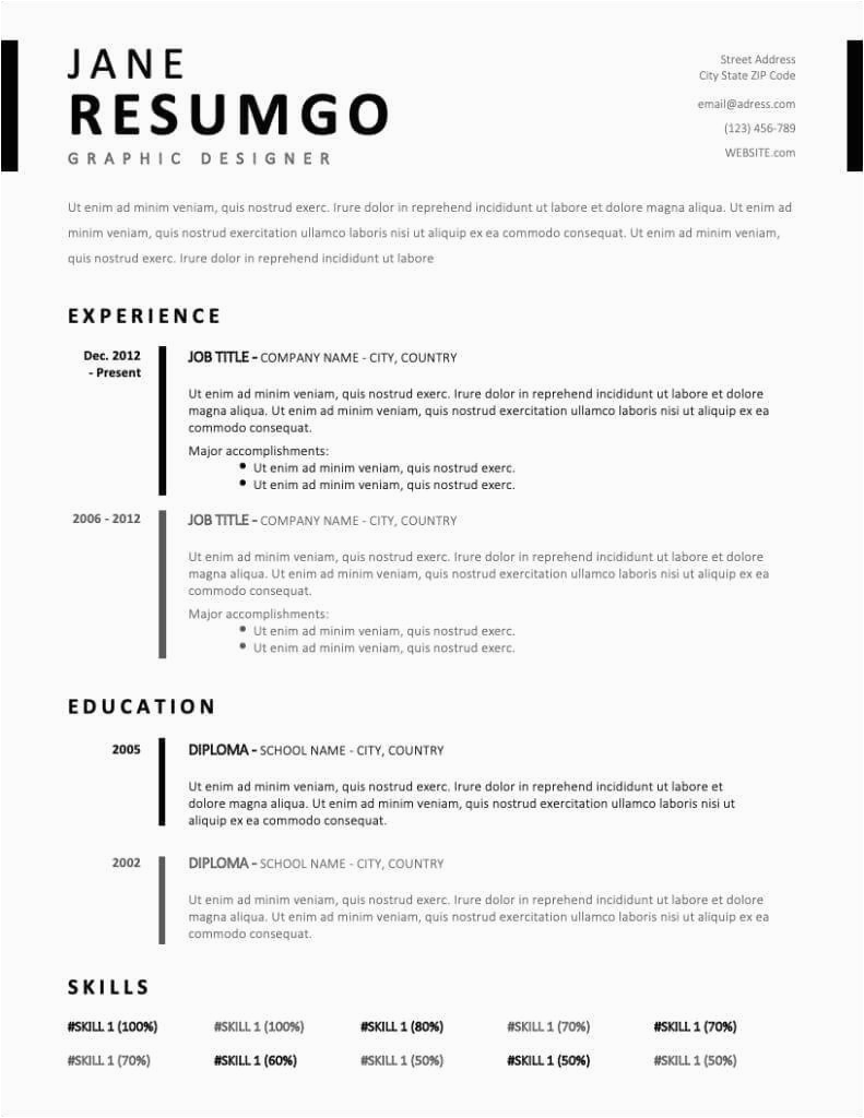 free resume templates