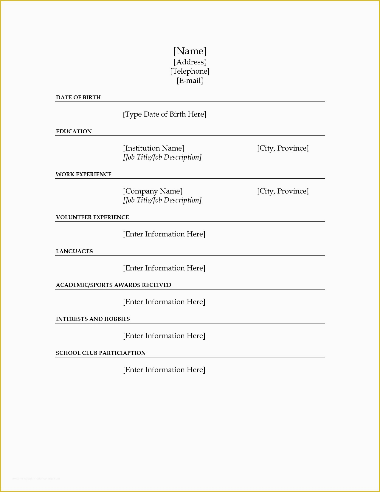 free resume templates to fill in and print of free printable fill in the blank resume templates best
