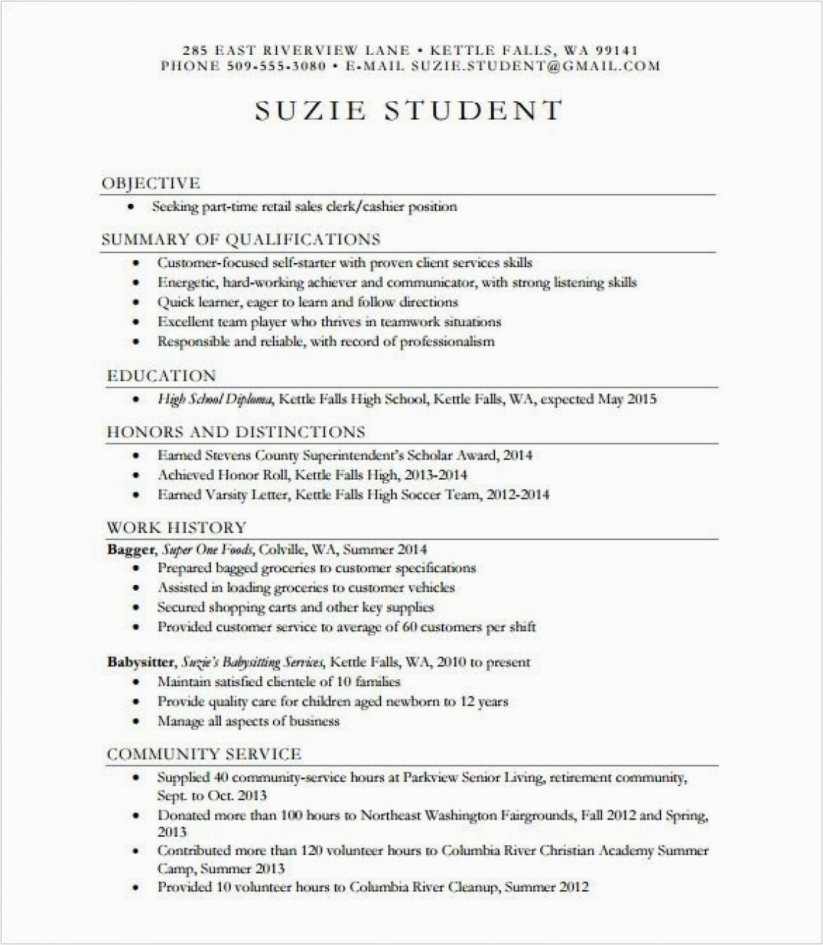 Functional Resume Template for High School Students Resume Action Words for High School Students Resume