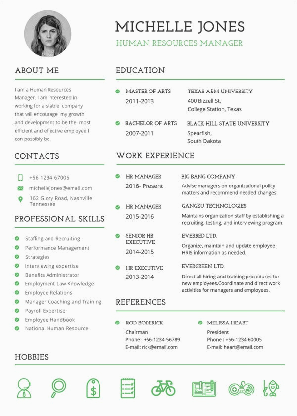 word professional resume