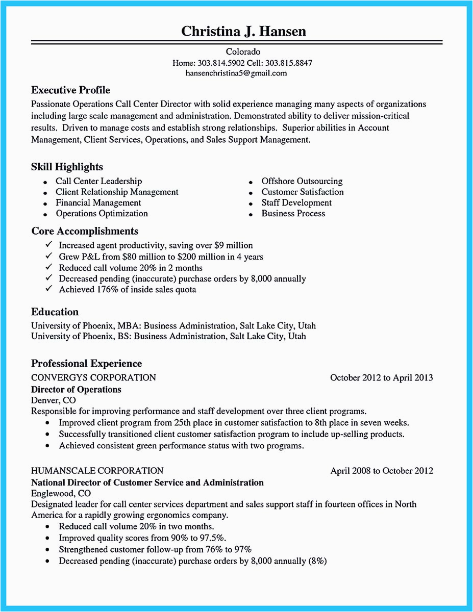 cool information and facts for your best call center resume sample