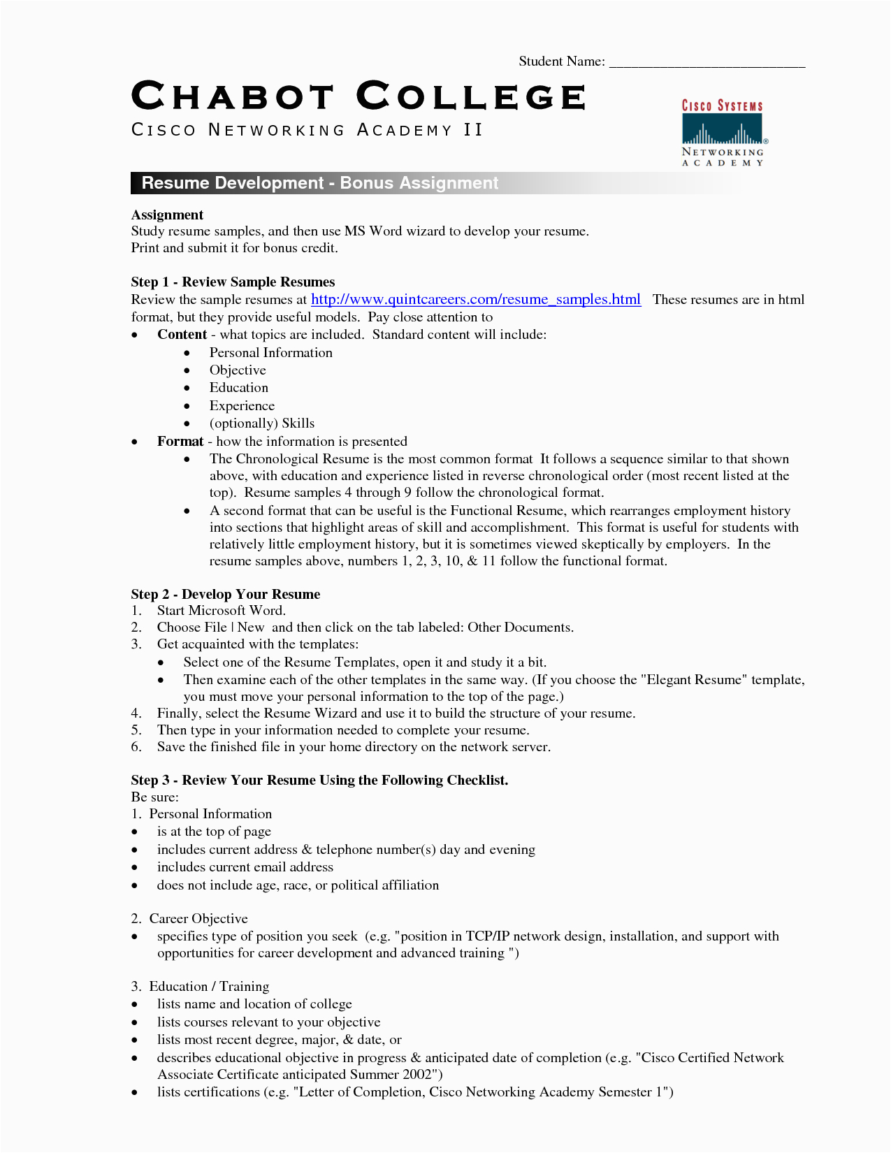 college student resume template microsoft word 4655