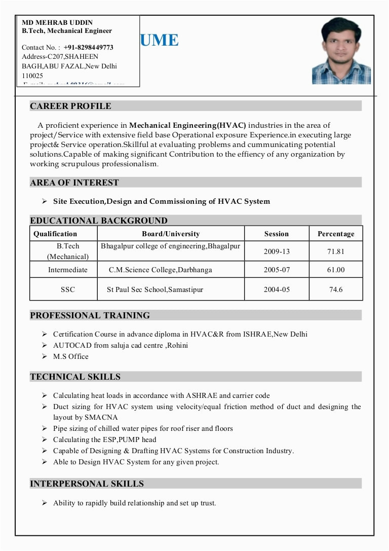 sample resume for someone with little work experience