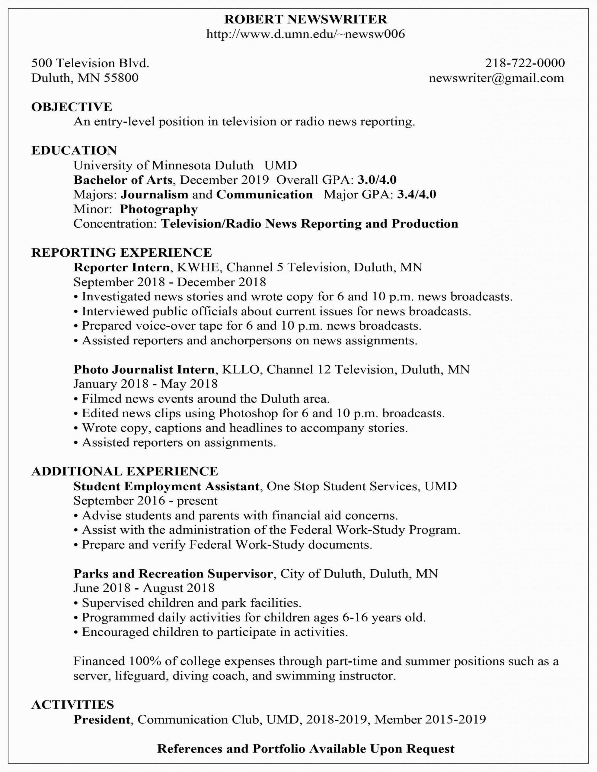 resume examples