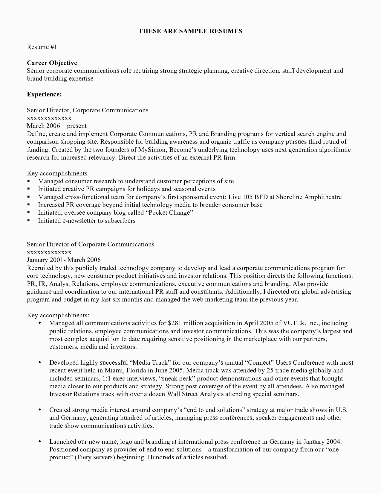 writing job objective for resume 2017