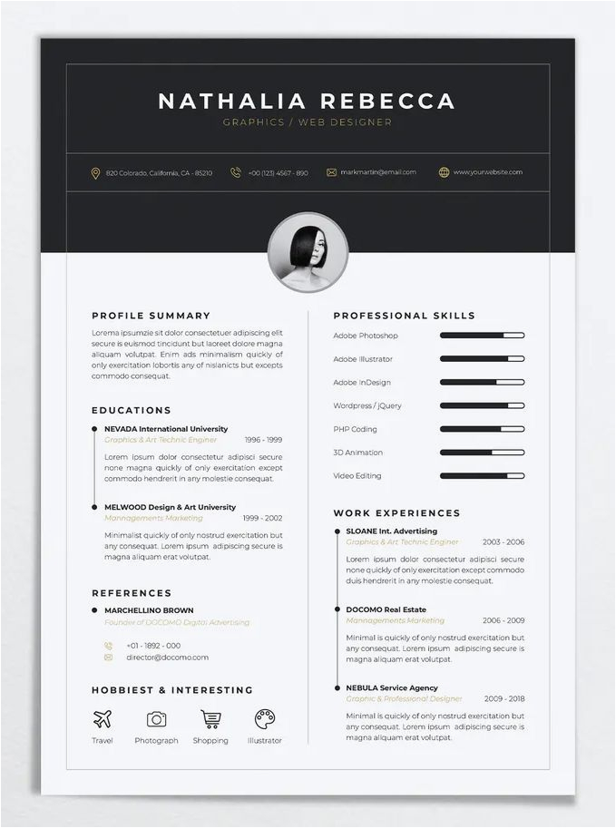 Adobe after Effects Resume Template Free Download Adobe after Effects Resume Template Free Download